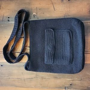 The Sak Black Crochet Crossbody